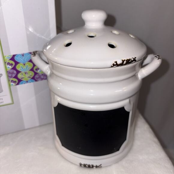 COUNTRY CANISTER Scentsy Element warmer MILK JUG Farmhouse Rustic EUC Electric - Picture 2 of 7